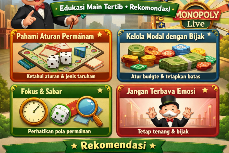Tips Trik Monopoly Live: Edukasi Main Tertib + Rekomendasi