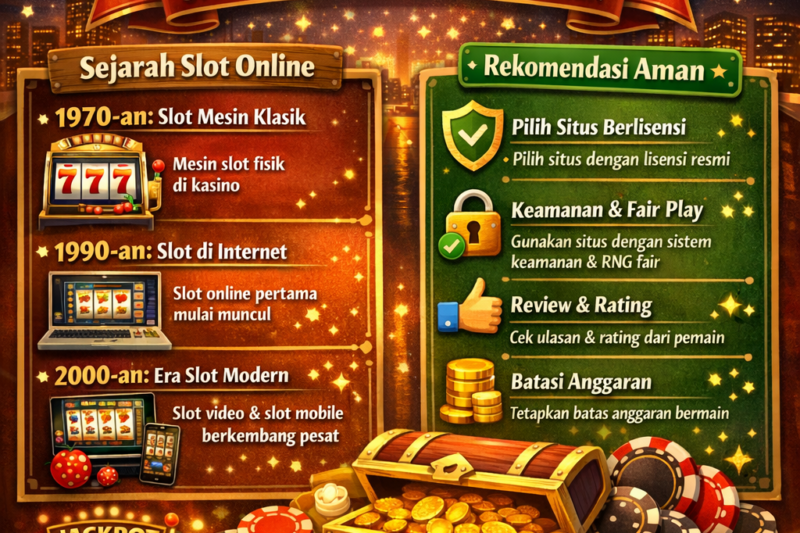 Pembahasan Sejarah Slot Online dan Rekomendasi Aman