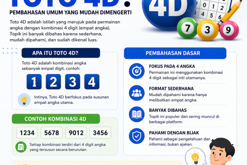 Apa Itu Toto 4D? Pembahasan Umum yang Mudah Dimengerti