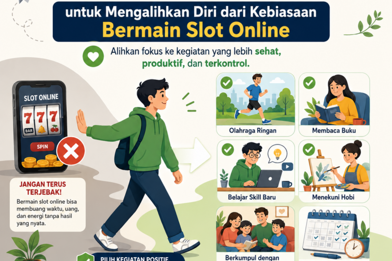 Rekomendasi Aktivitas Positif untuk Mengalihkan Diri dari Kebiasaan Bermain Slot Online